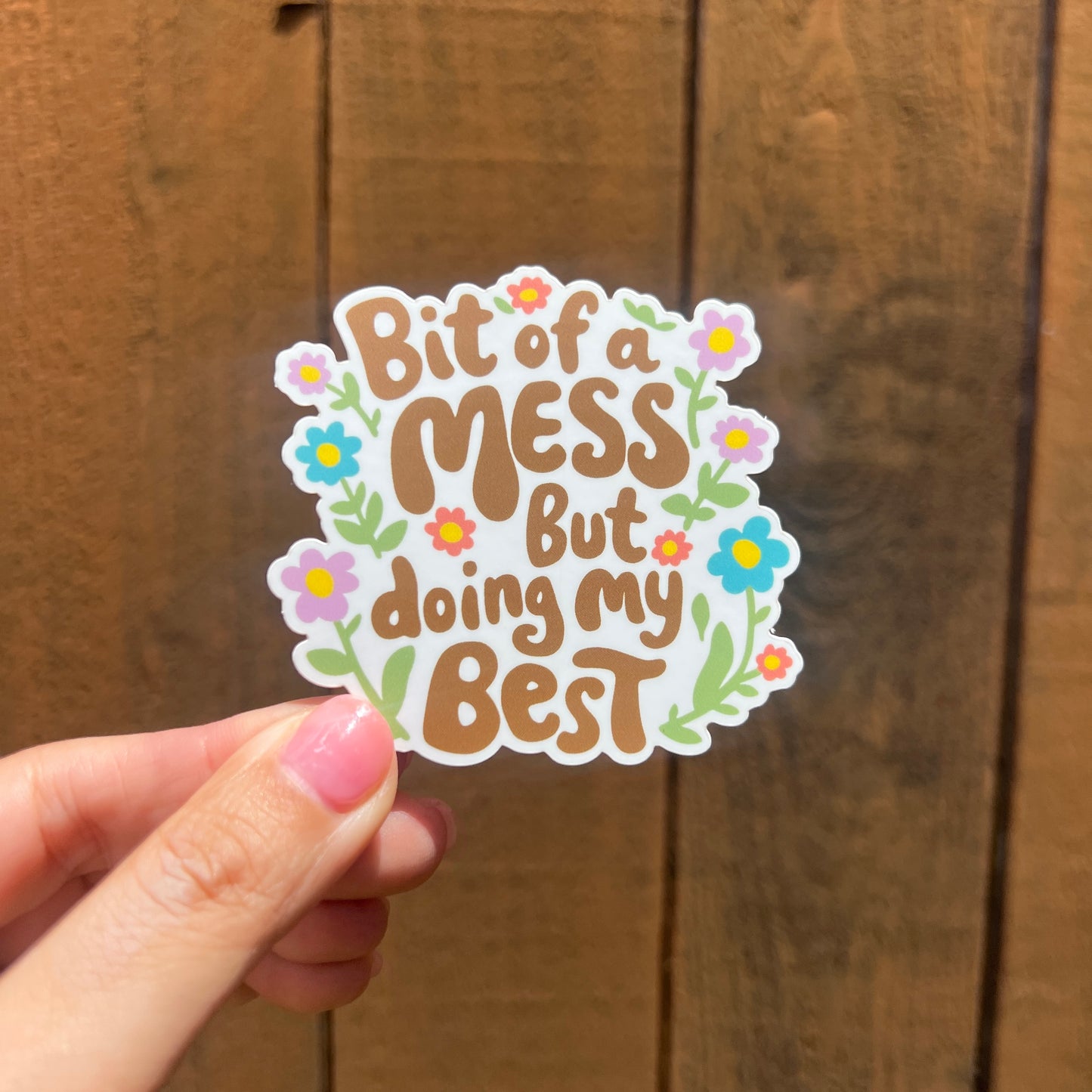 Bit of a Mess Sticker