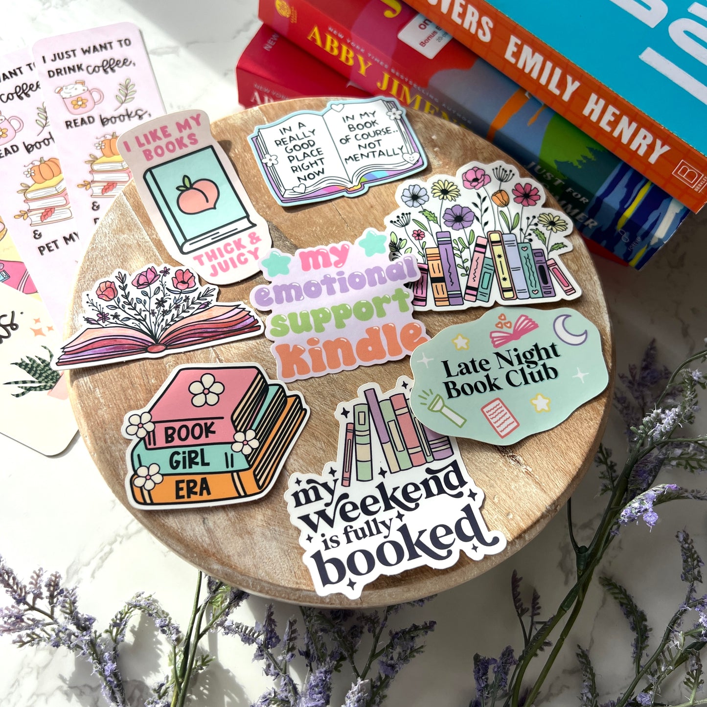 Blooming Book Sticker