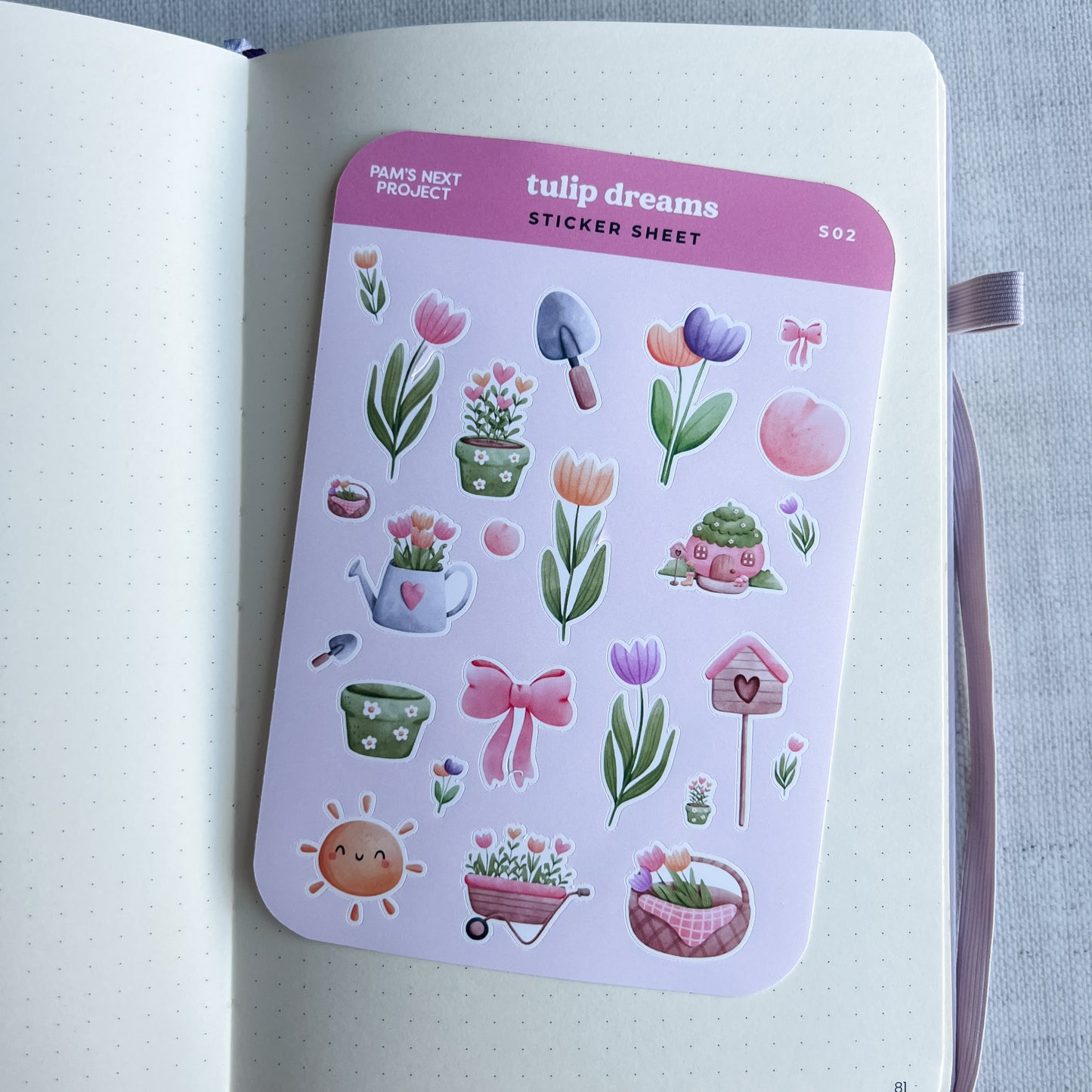 S02 Tulip Dreams Sticker Sheet