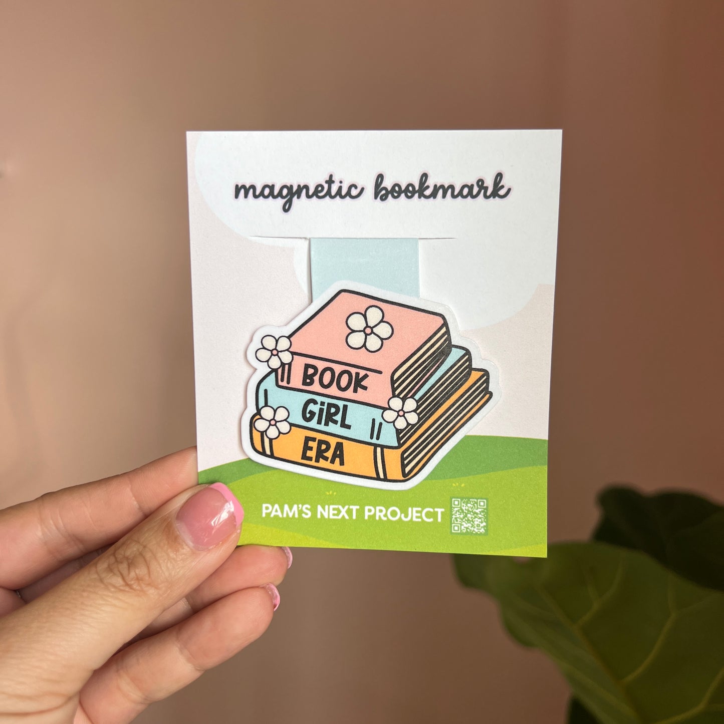 Book Girl Era Magnetic Bookmark