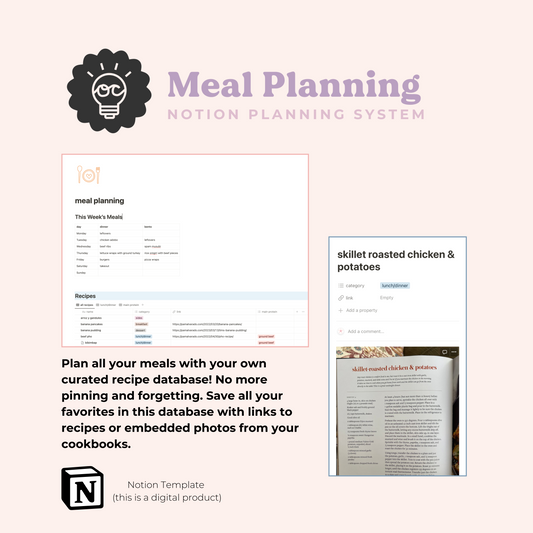 Meal Planning Dashboard