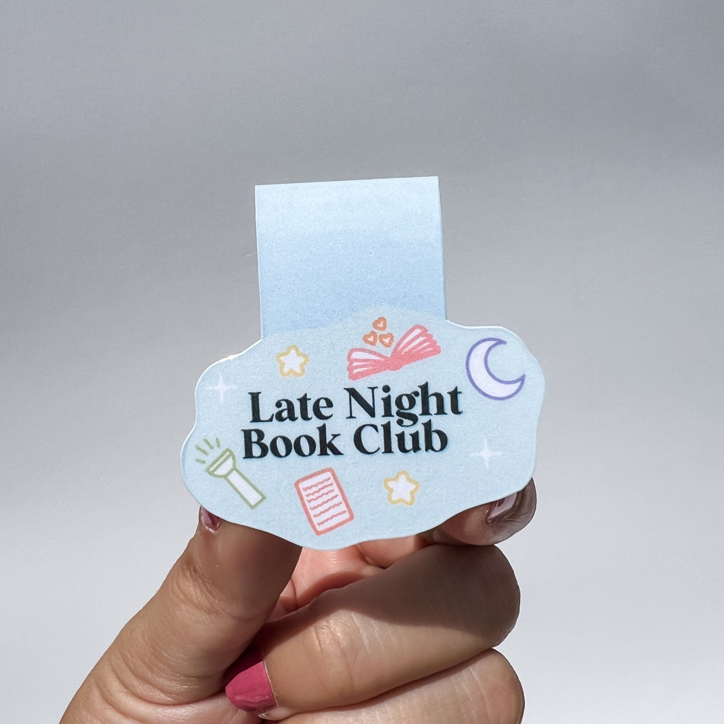 Late Night Book Club Magnetic Bookmark