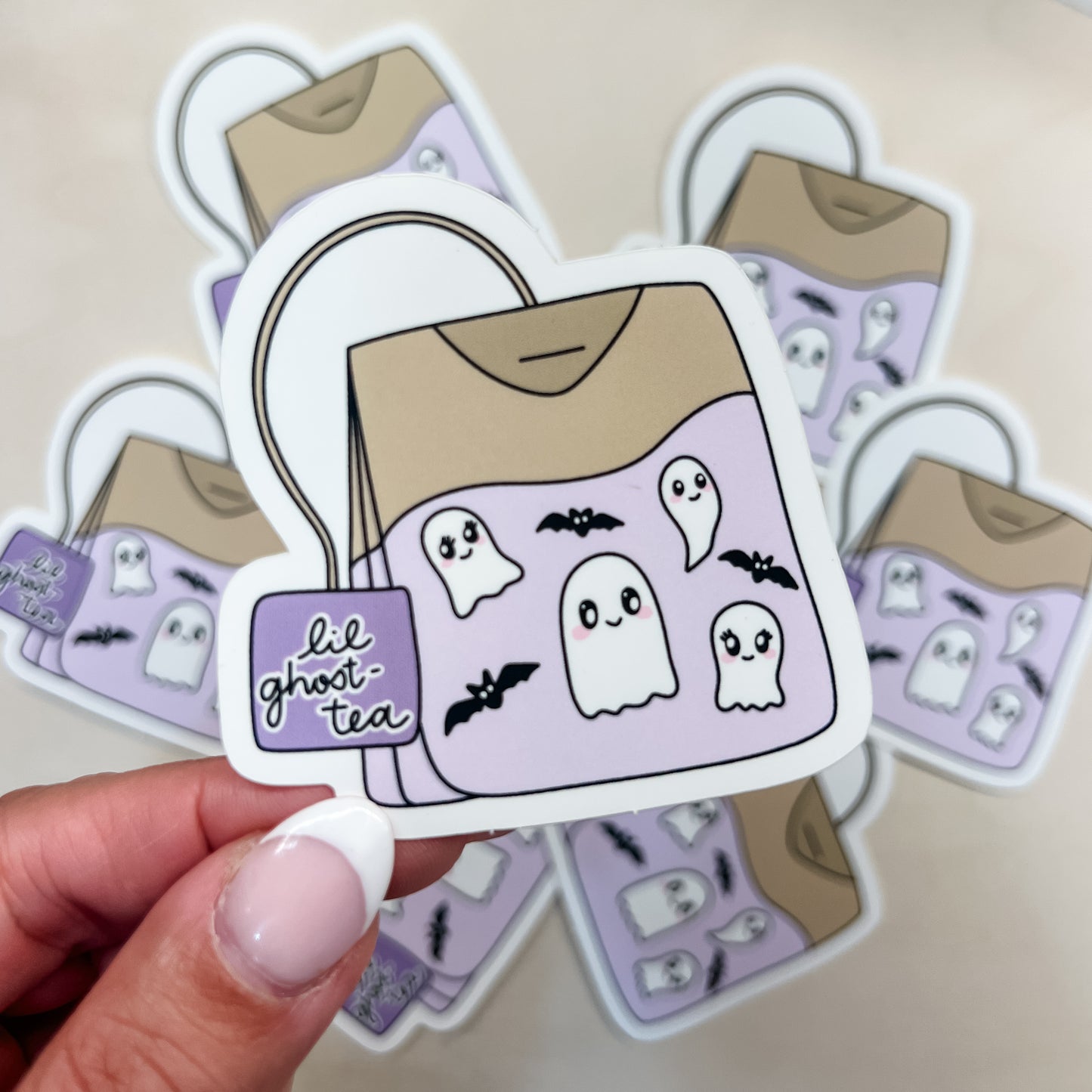 Ghost-Tea Sticker