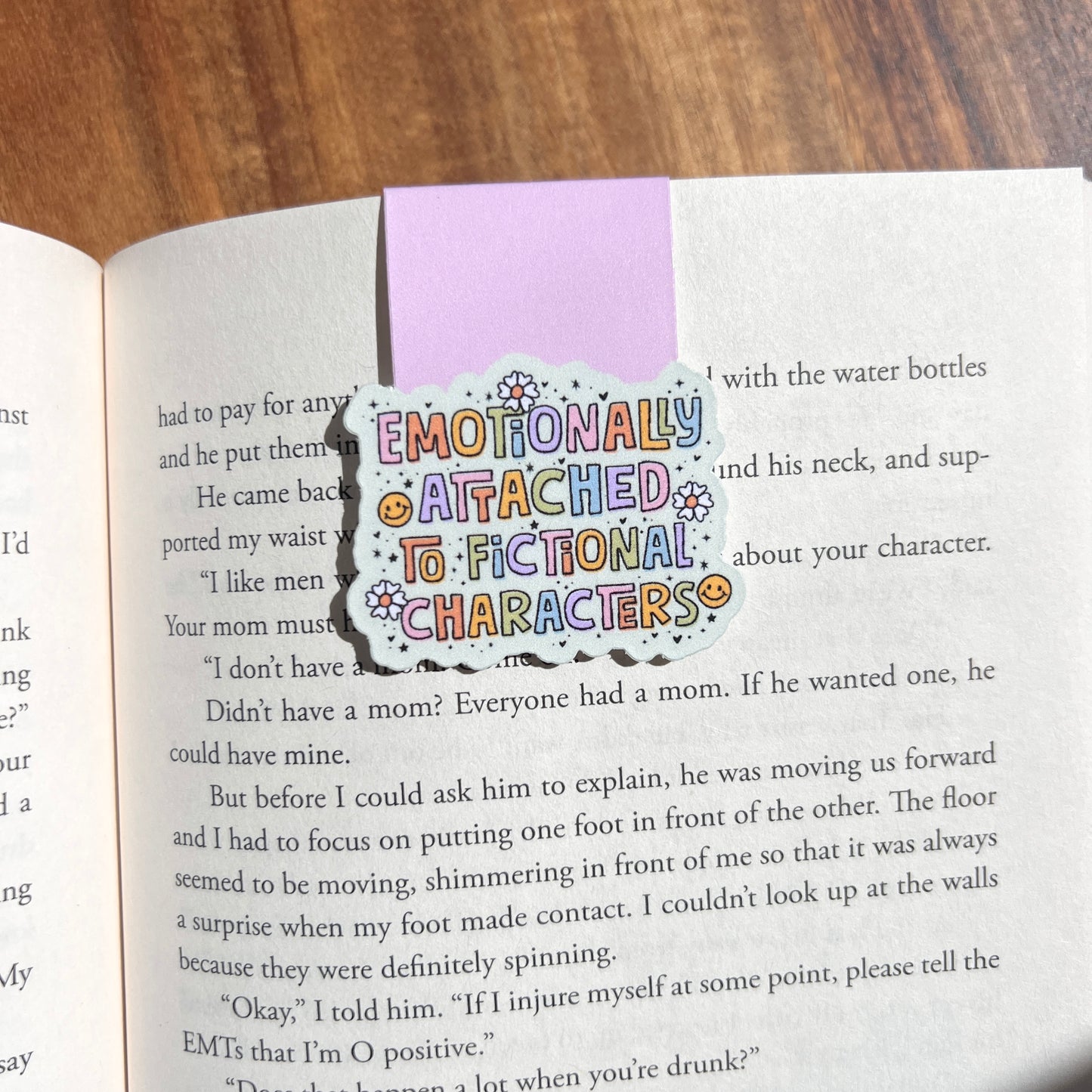 Emotionally Attached to Fictional Characters Magnetic Bookmark