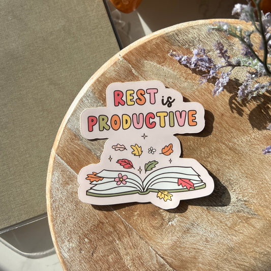 Rest Is Productive Sticker