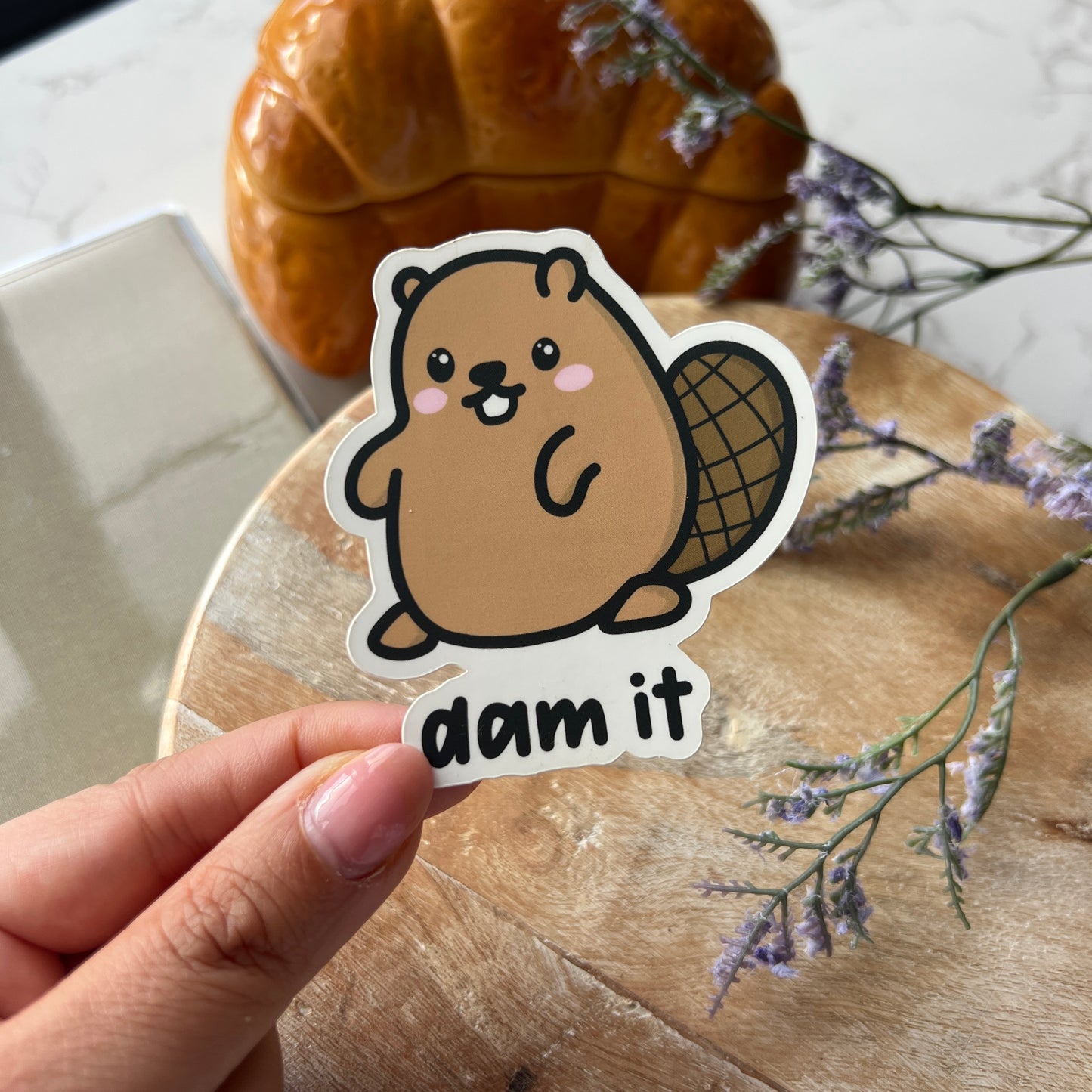 Dam It Sticker