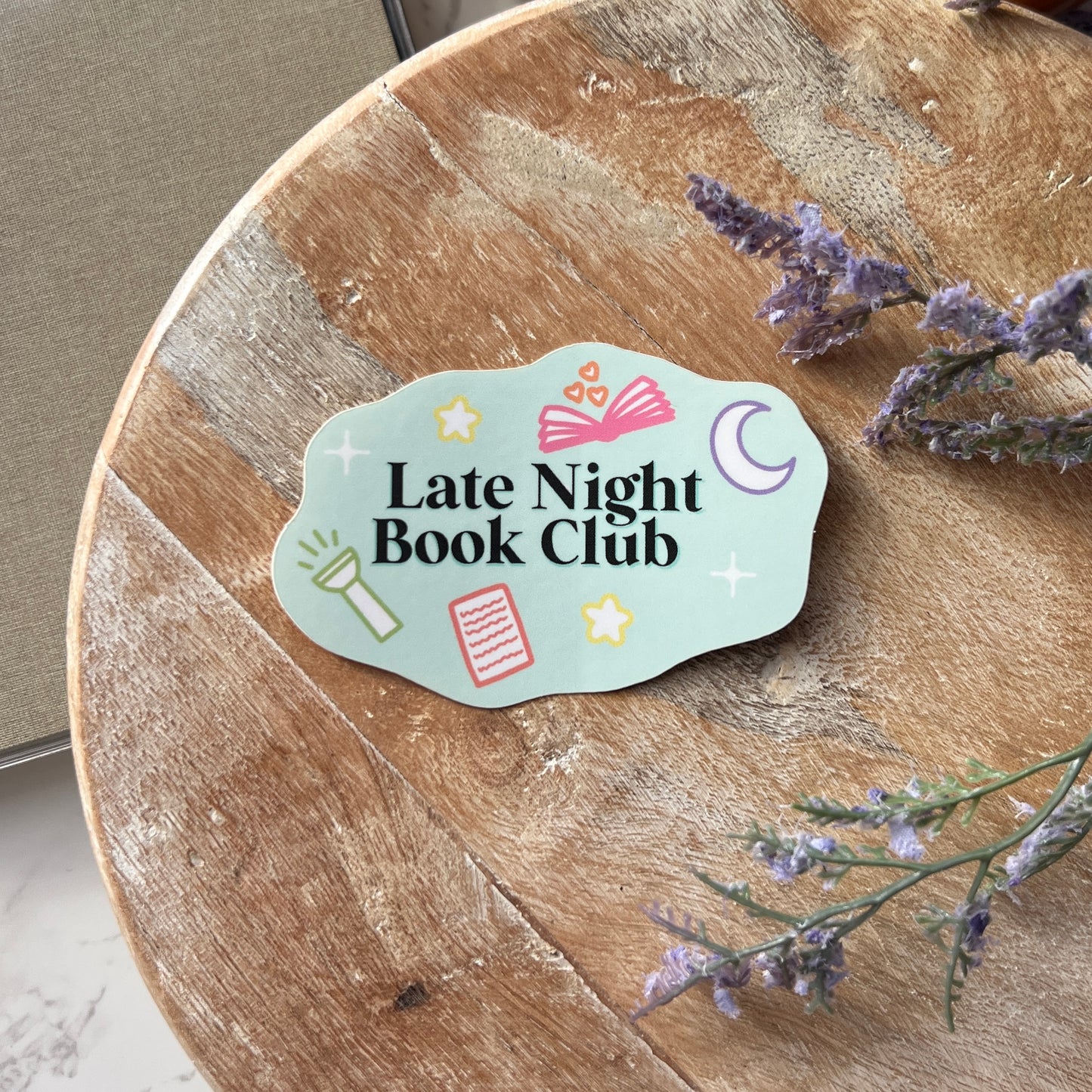 Late Night Book Club Sticker