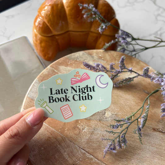 Late Night Book Club Sticker