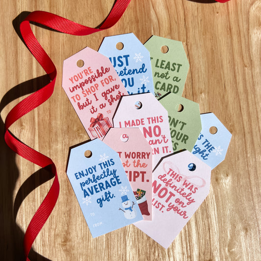 Snarky Holiday Gift Tags