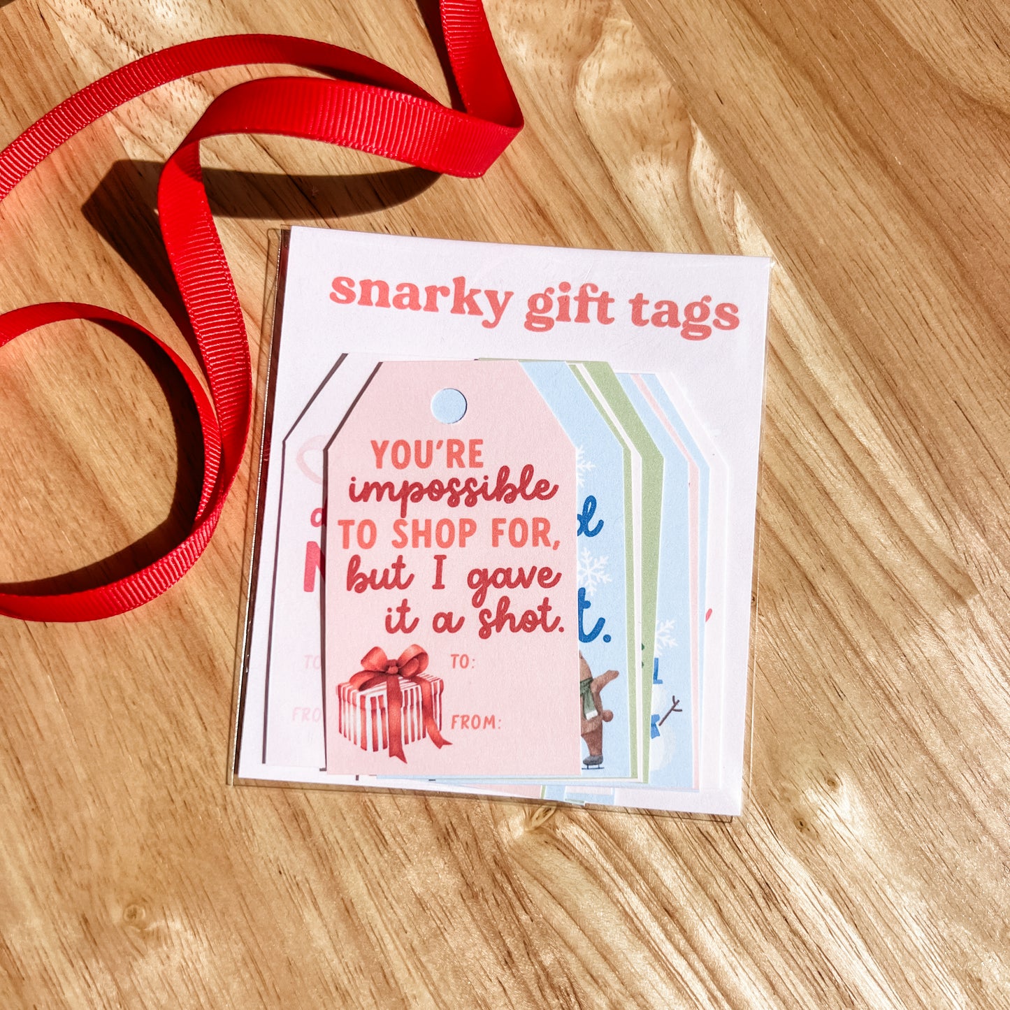 Snarky Holiday Gift Tags