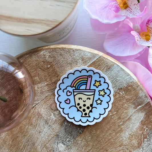 Boba Rainbow Sticker