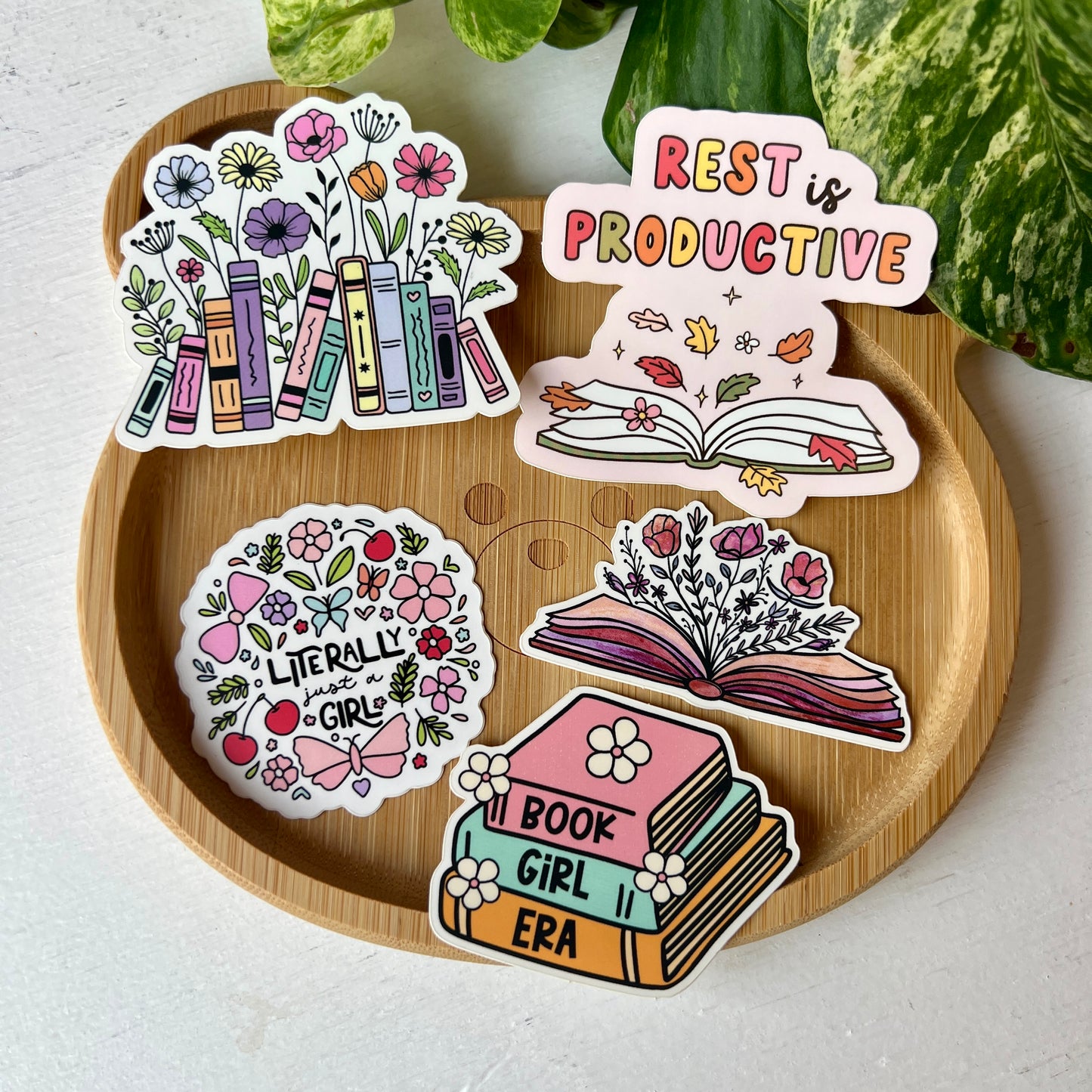 Flower Girlie Sticker Bundle