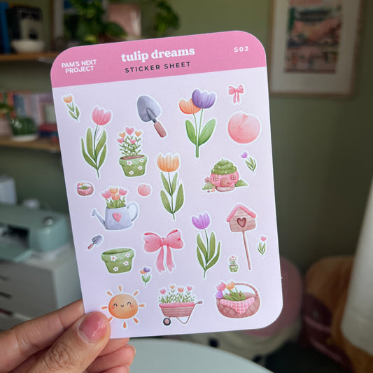 S02 Tulip Dreams Sticker Sheet
