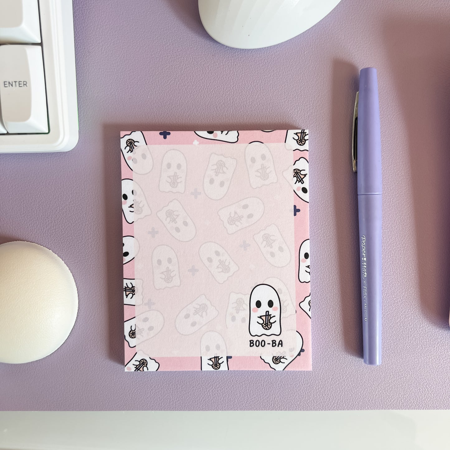 BOO-BA Boba Tea Notepad