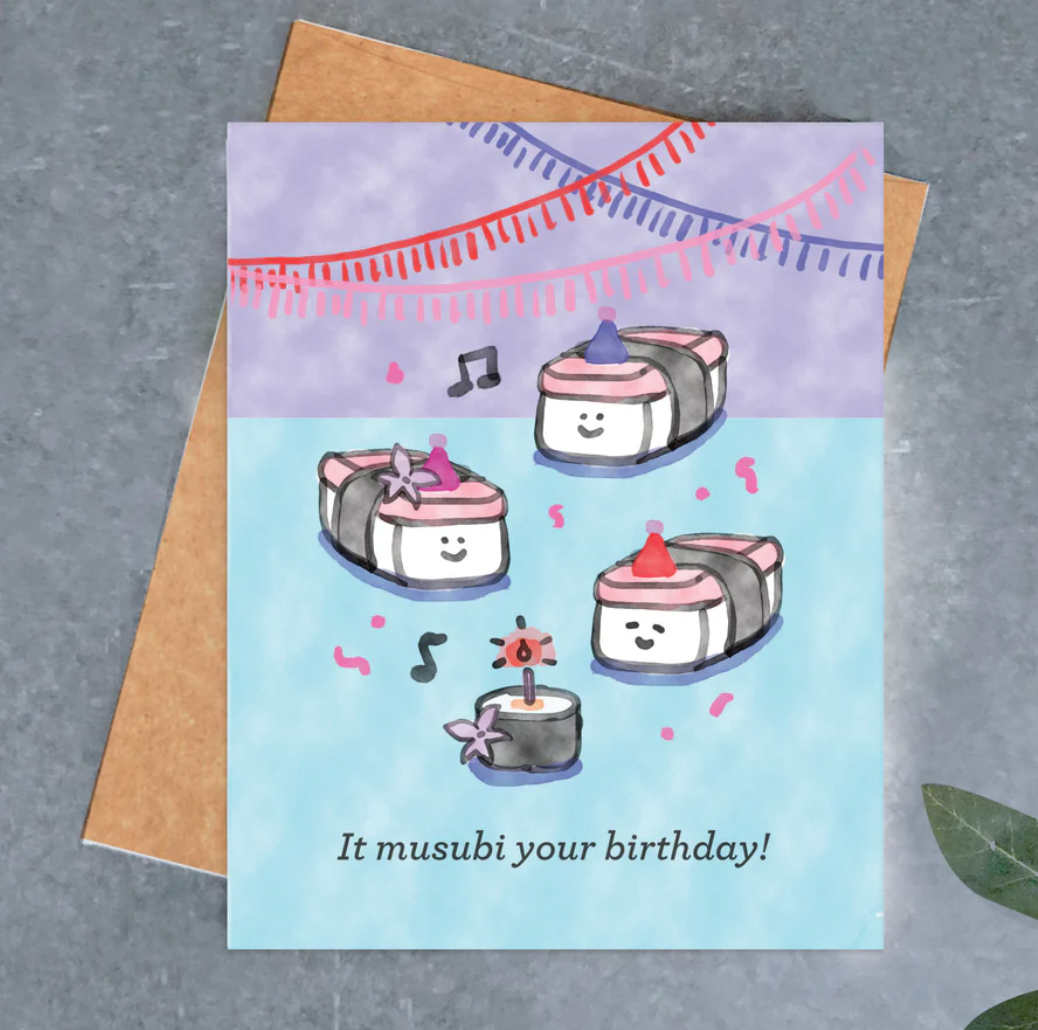 Musubi Birthday Card - @brightspotdesign