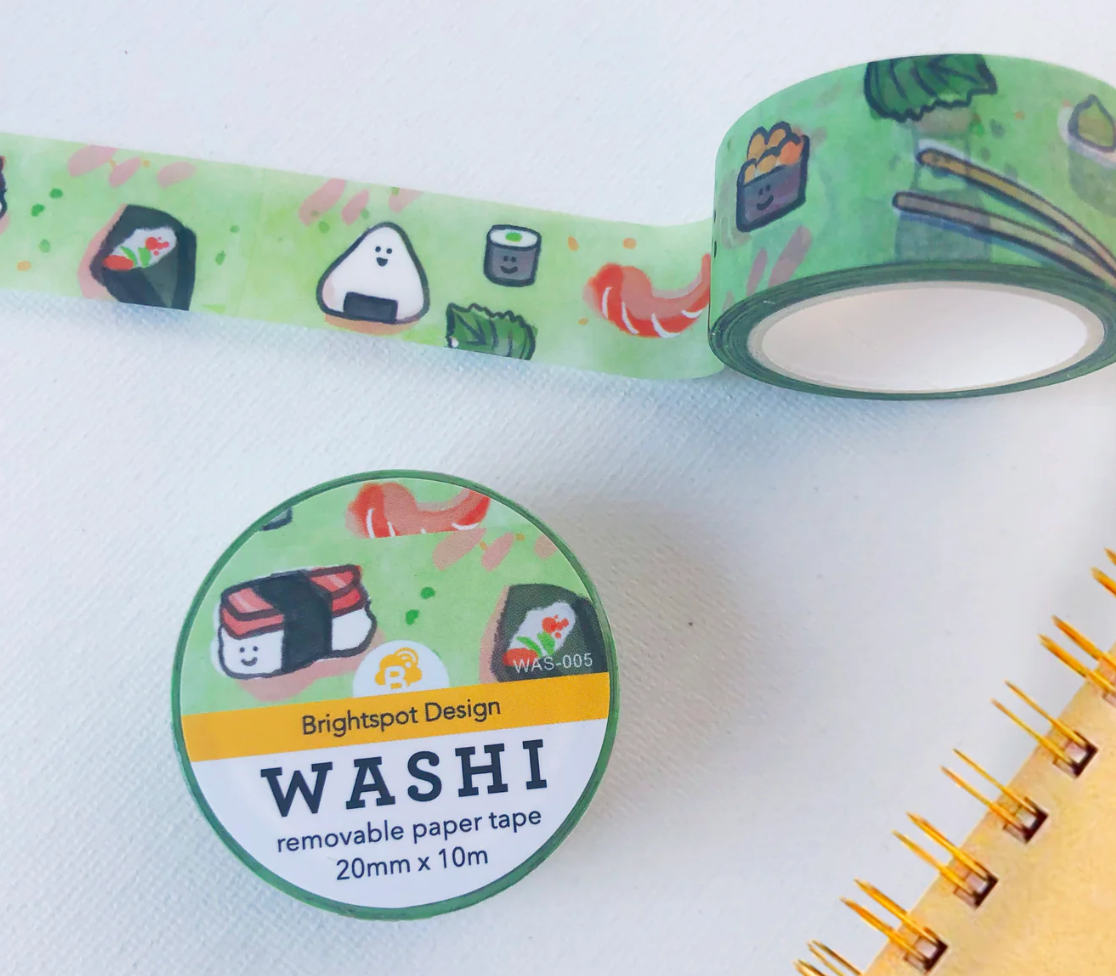 Sushi Washi Tape - @brightspotdesign