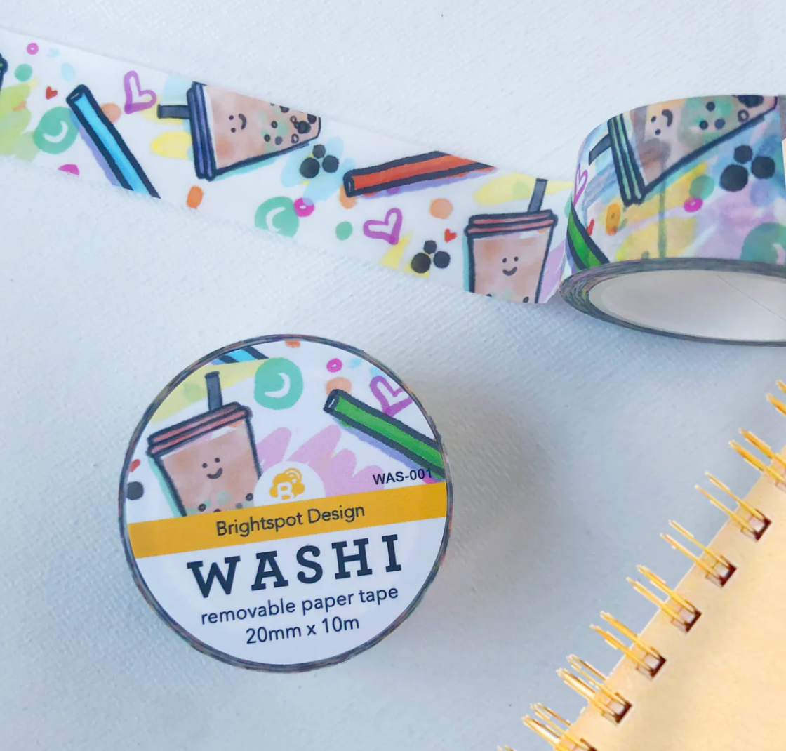 Boba Love Washi Tape - @brightspotdesign