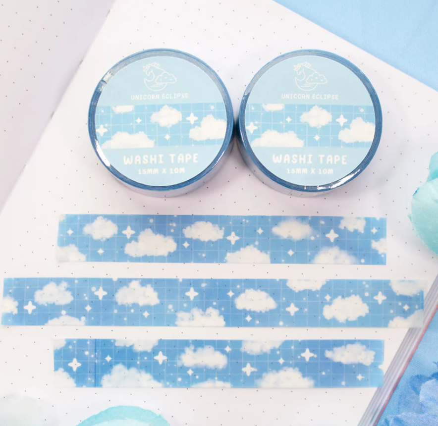 Cloudy Sky Washi Tape - @unicorn.eclipse