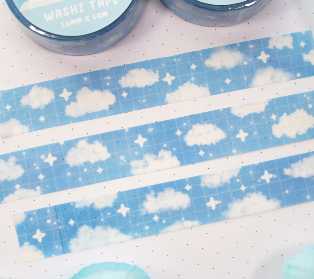 Cloudy Sky Washi Tape - @unicorn.eclipse