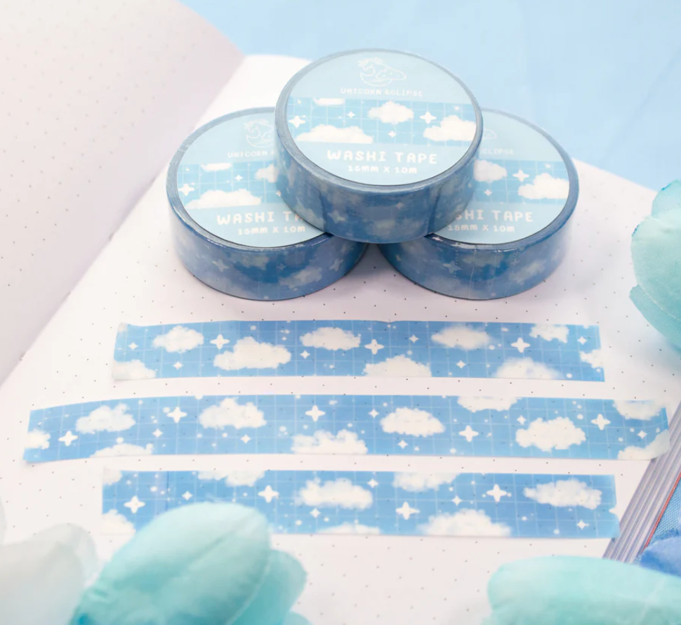 Cloudy Sky Washi Tape - @unicorn.eclipse