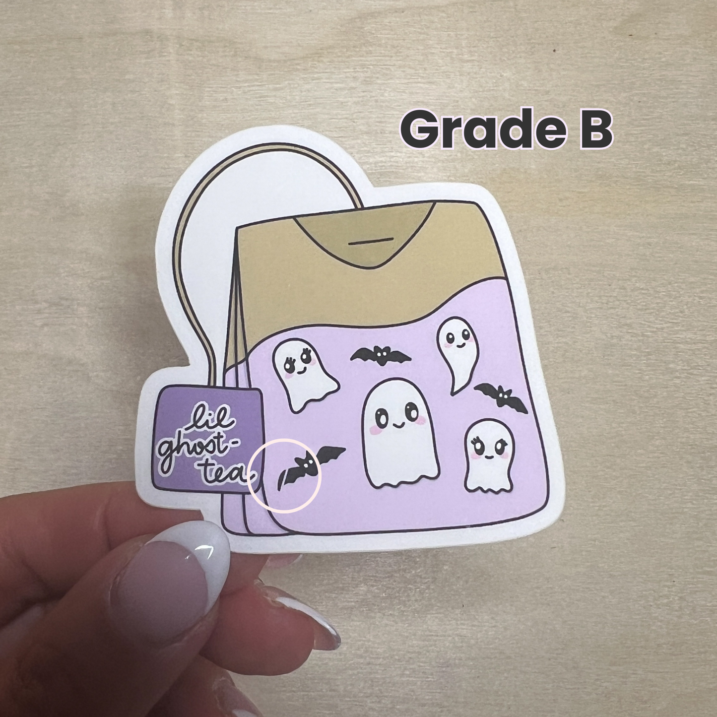 Ghost-Tea Sticker