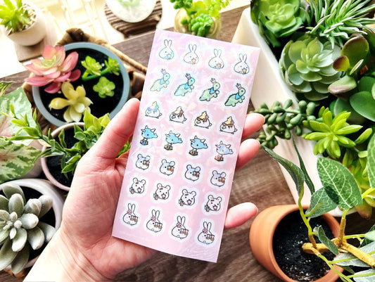 Seal Sticker - Boba Run Holographic - @sumlilthings